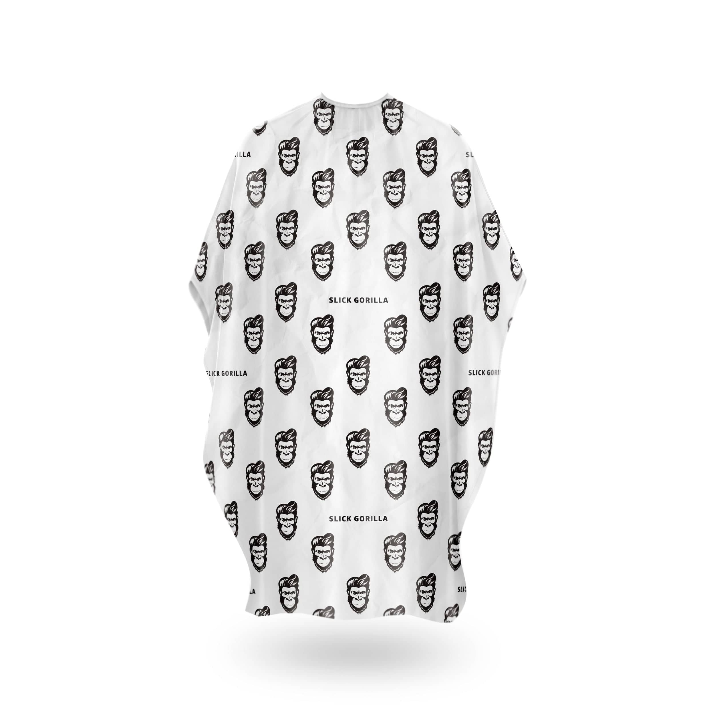 Slick Gorilla Barber Cape White
