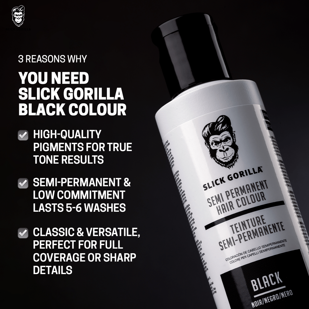 Slick Gorilla Hair Colour Black