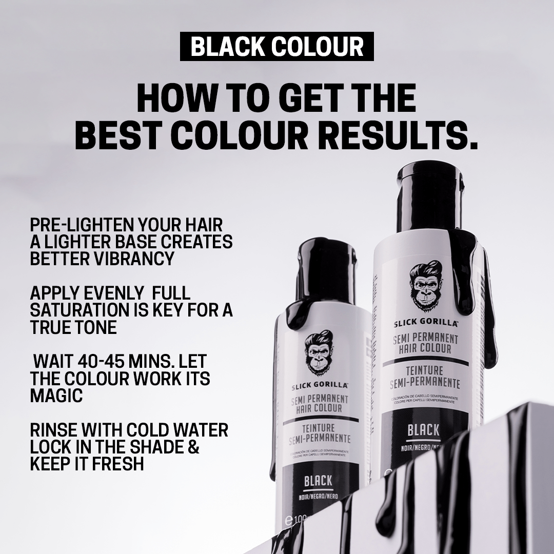 Slick Gorilla Hair Colour Black