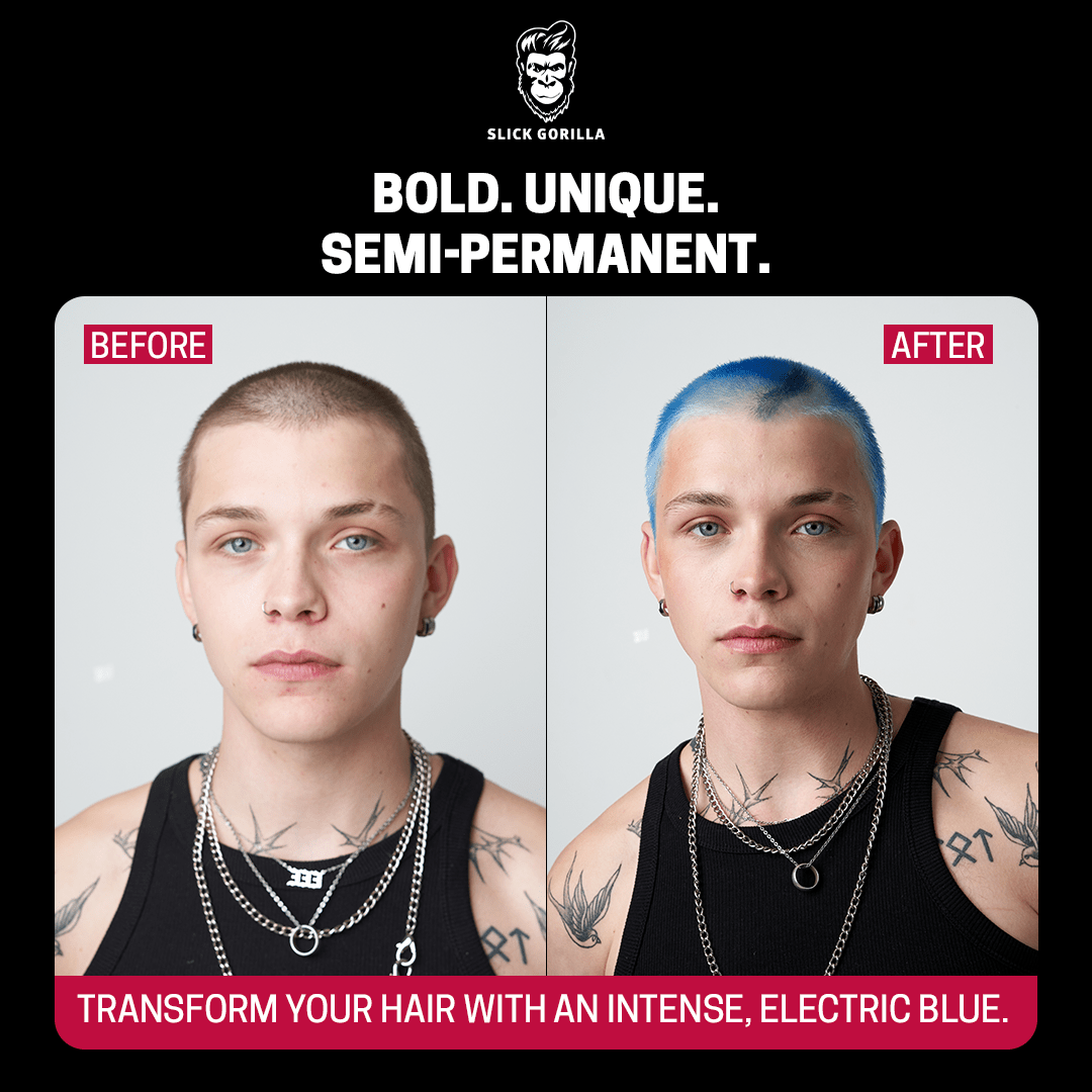 Slick Gorilla Hair Colour Blue