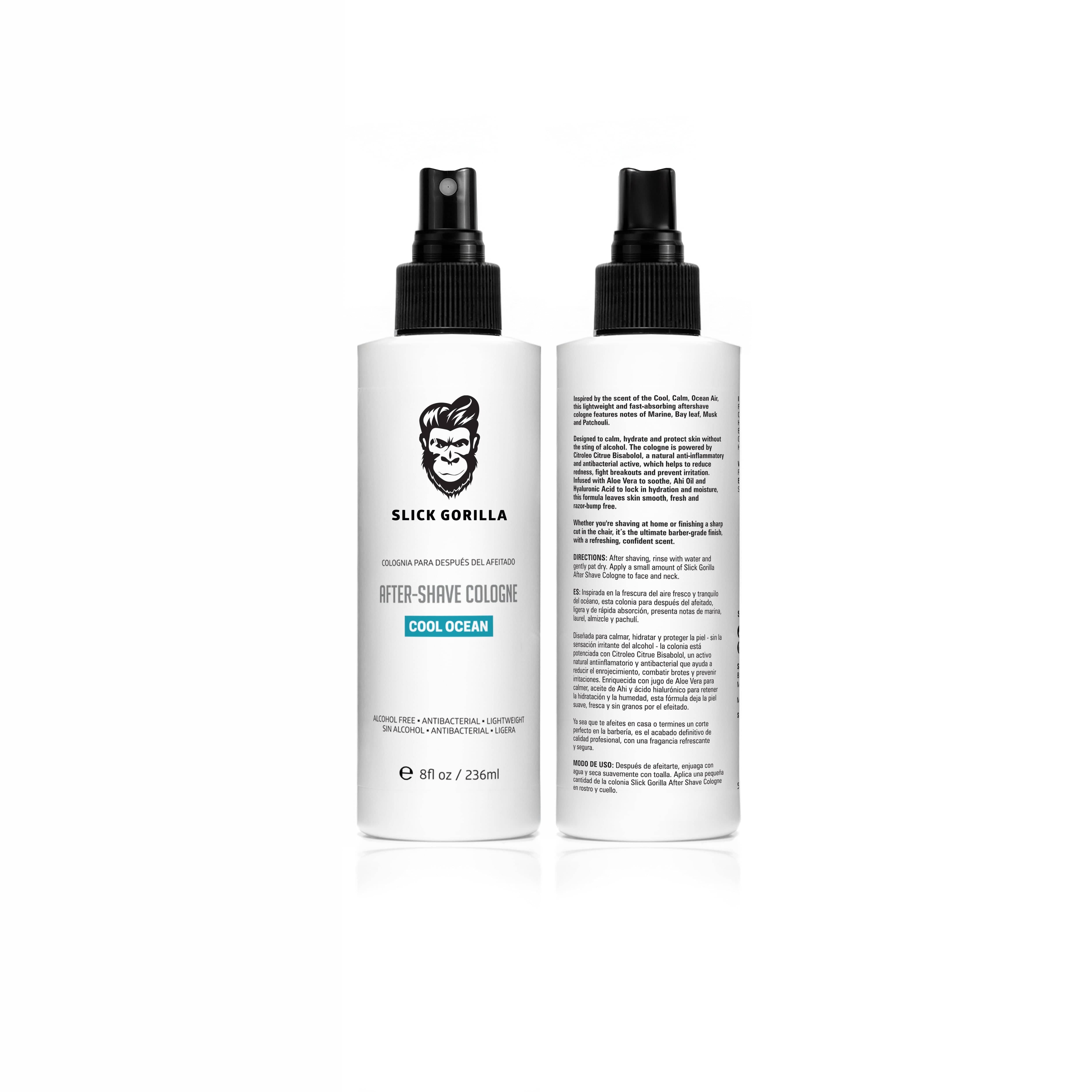 Slick Gorilla US After Shave Cologne - Cool Ocean