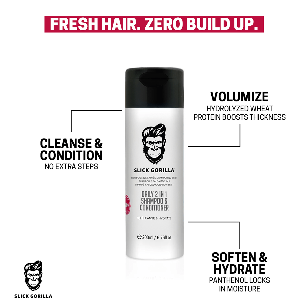 Slick Gorilla US Daily 2 in 1 Shampoo & Conditioner