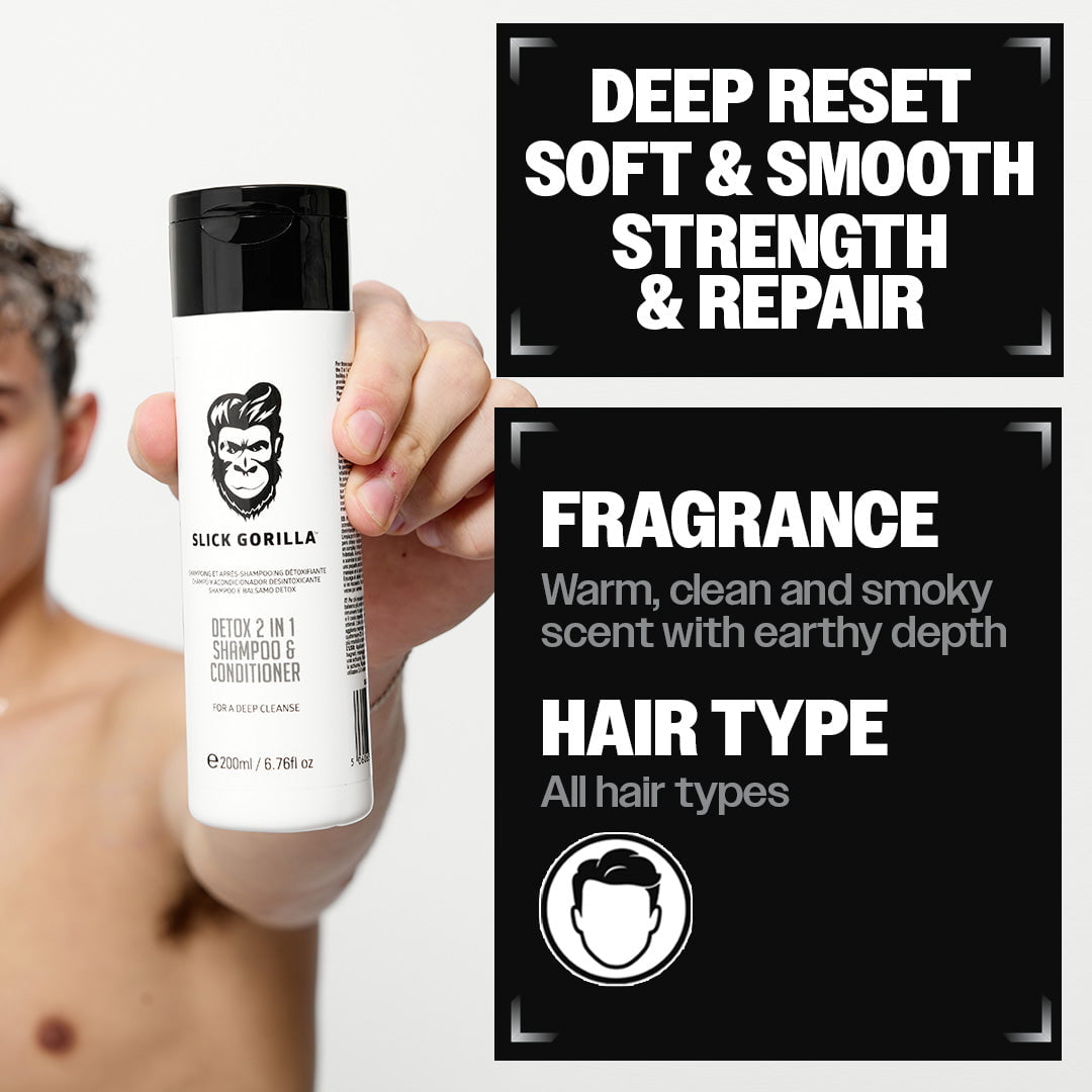 Detox 2-in-1 Shampoo & Conditioner | Slick Gorilla