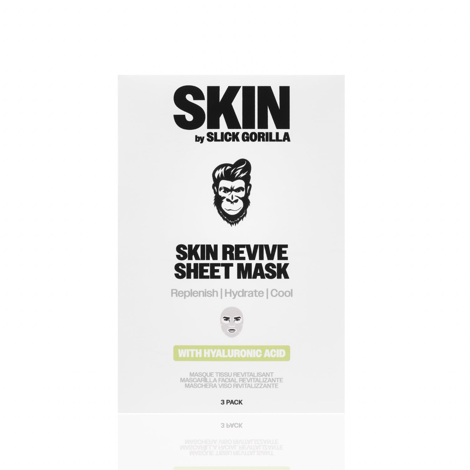 Slick Gorilla US Skin-Revive Sheet Masks (3 Pack)