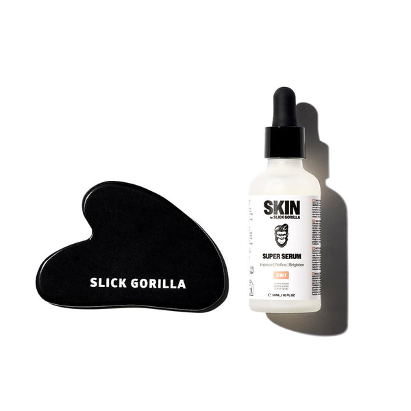 Super Serum & Gua Sha Set | Men's Skincare Essentials | Slick Gorilla