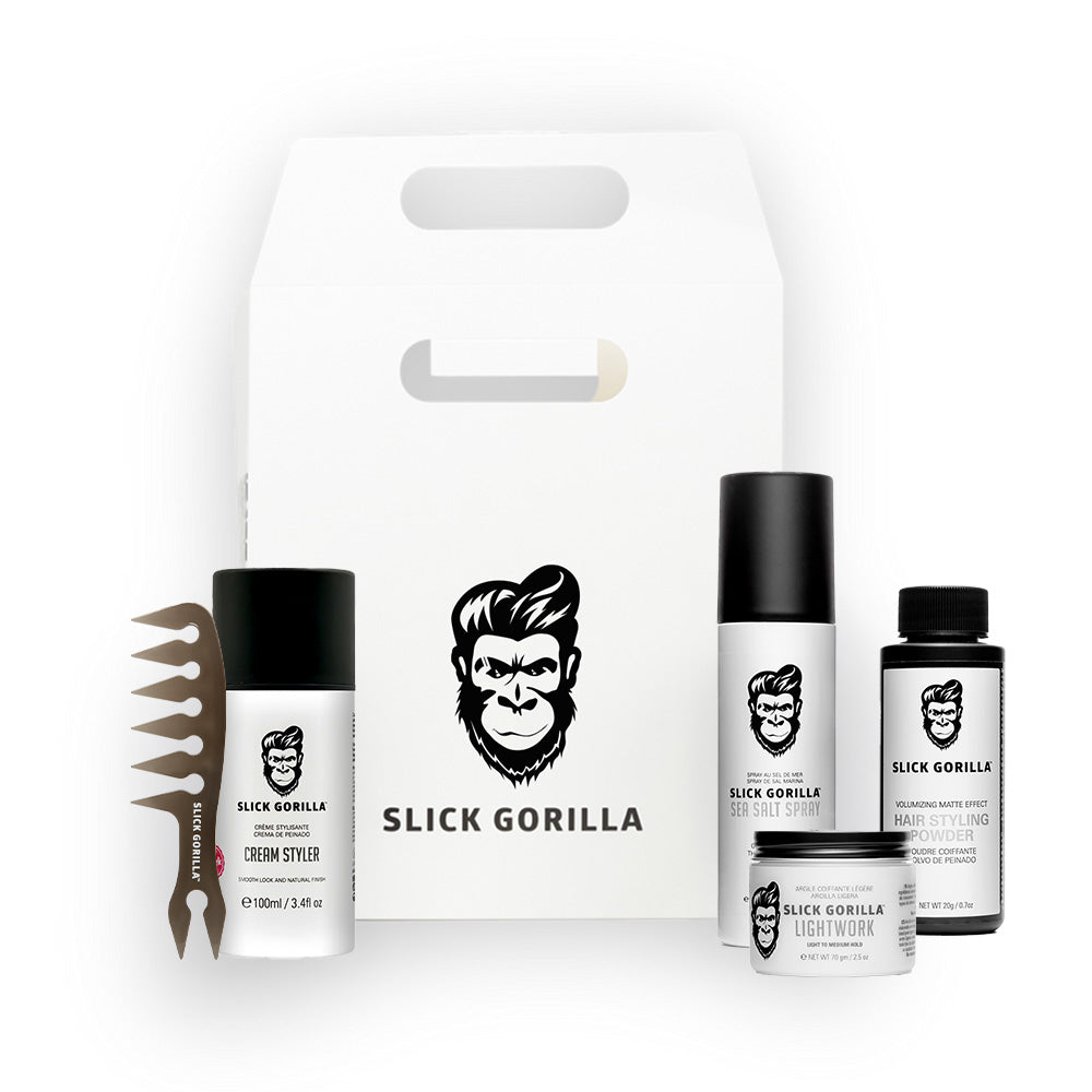 Full Styling Box Set | Men’s Hair Styling Kit | Slick Gorilla